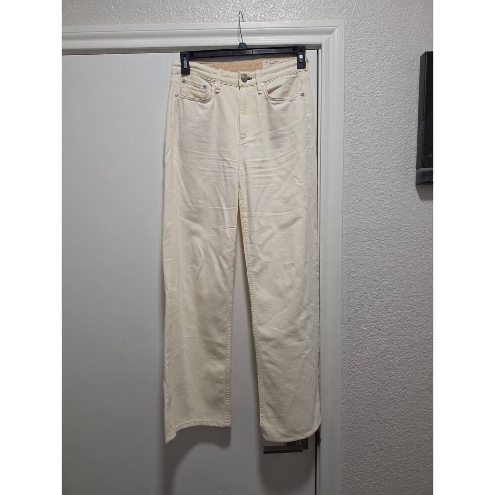 Rag & Bone Women's Featherweight Logan Wide Leg Jeans Sz 26